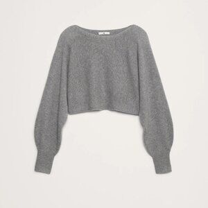 Banana Republic Midweight Cashmere Cropped Sweater